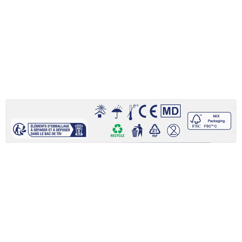 Set of recycling and disposal symbols on a white background