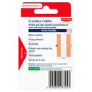 Elastoplast flexible fabric wound plaster packaging with red and white design.