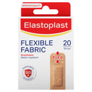 Elastoplast flexible fabric bandage packaging on a white background