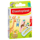 Elastoplast packaging with cartoon characters on a white background