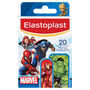 Elastoplast Marvel superhero plasters packaging on a white background