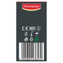 Elastoplast packaging with branding, symbols, and barcode on a white background