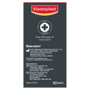 Elastoplast packaging with branding and contact information on a white background
