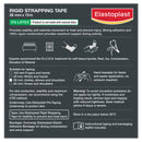Elastoplast rigid strapping tape packaging with product details and usage instructions.