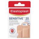 Elastoplast Sensitive plasters packaging on a white background