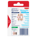 Elastoplast Sensitive bandage packaging with red and white design