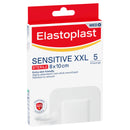 Elastoplast Sensitive XXL bandage packaging on a white background