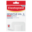 Elastoplast Sensitive XXL dressing package on a white background