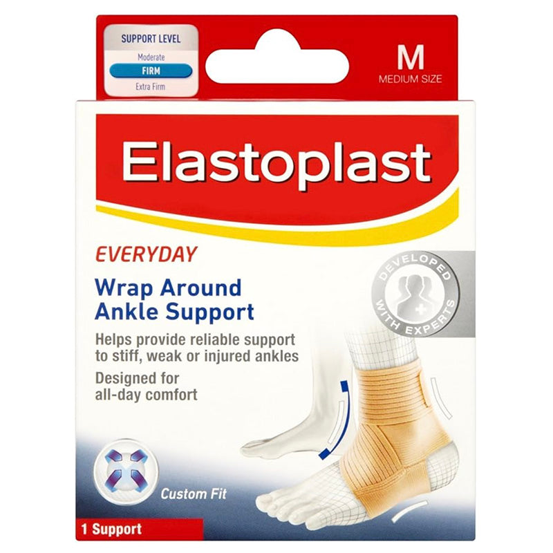 Elastoplast Sport Adj Ankle Wrap M/Beige