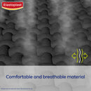 Elastoplast packaging with textured material and breathable icon