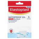 Elastoplast waterproof XXL dressing package on a white background