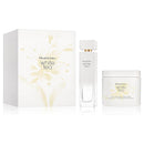 Elizabeth Arden White Tea fragrance set with bottle and cream on a white background