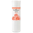 A white cylindrical perfume atomizer bottle with a ribbed top and bottom, featuring a label with pink roses and the brand name Enchanteur. The label reads 'Professionnel T16 T16 perfumes' and 'Stunning'.