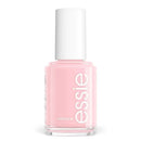 Essie nail polish bottle with pink color on a white background