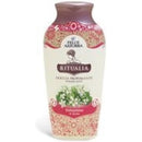 Ritualia shower gel bottle with floral design on a white background