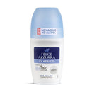 Felce Azzurra deodorant roll-on bottle on a white background