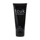 Black tube of 'fcuk friction' after shave balm on a white background