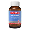 Bottle of Fusion Health Memory supplement on a white background