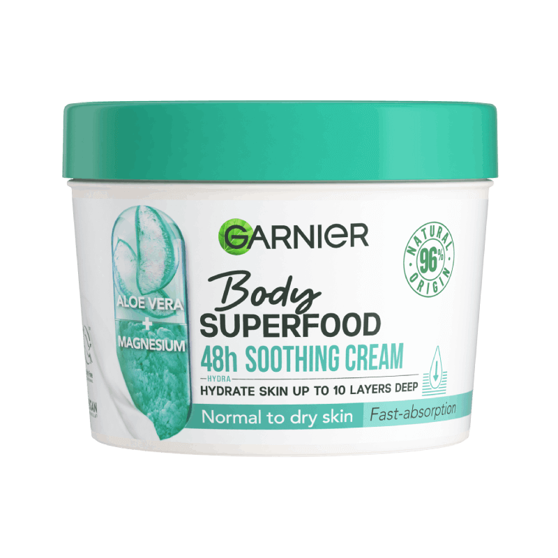 Garnier Body Superfood Aloe Vera & Magnesium Body Cream 380ml