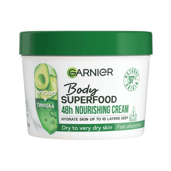 Garnier Body Superfood Avocado & Omega 6 Body Cream 380ml