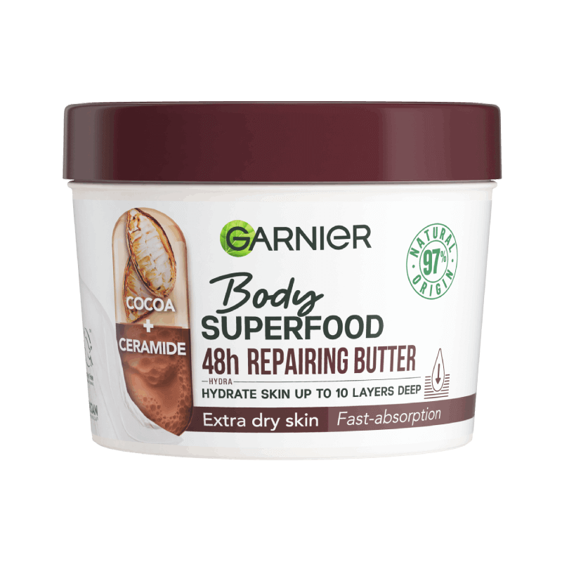 Garnier Body Superfood Cocoa & Ceramide Body Cream 380ml