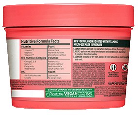 Garnier Fructis Hair Food Watermelon Mask 390ml