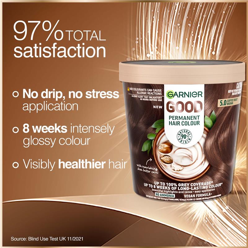 Garnier Good Haircolour 5.0 Coffee Roast Brown