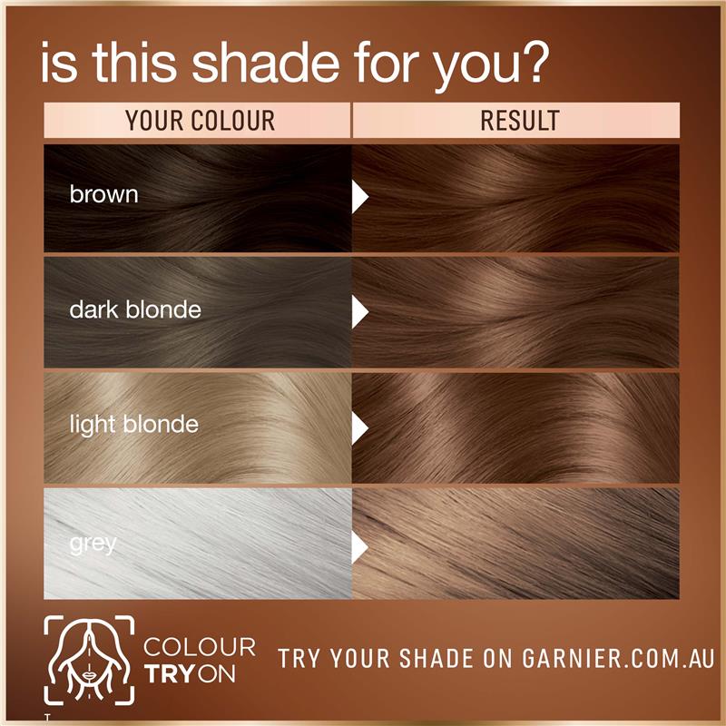 Garnier Good Permanent Haircolour 6.0 Mochaccino Brown