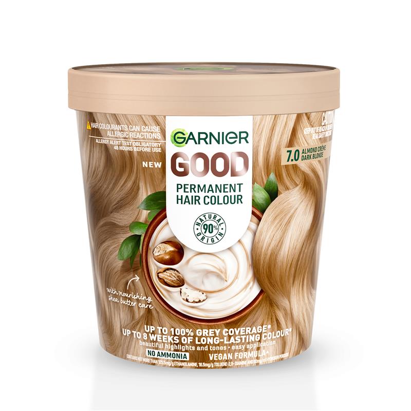 Garnier Good Permanent Haircolour 7.0 Almond Creme Dark Blonde