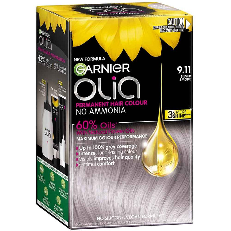 Garnier Olia 9.11 Silver Smoke (New)