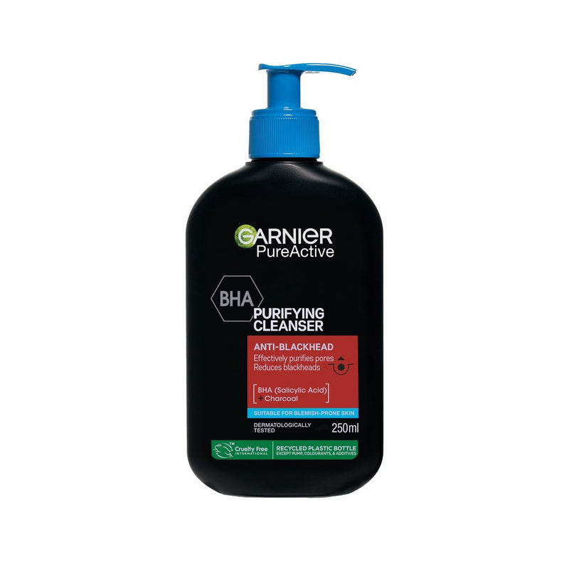 Garnier Pure Active Anti-Blackhead Charcoal Deep Cleanser 250ml