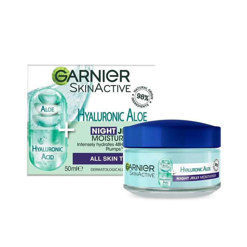 Garnier Skin Active Hyaluronic Aloe Hydrating Night Jelly Moisturiser 50ml