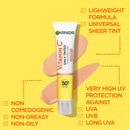 Garnier Skin Active Vitamin C Glow Daily Tinted Eventone Fluid Glow SPF50+ 40ml