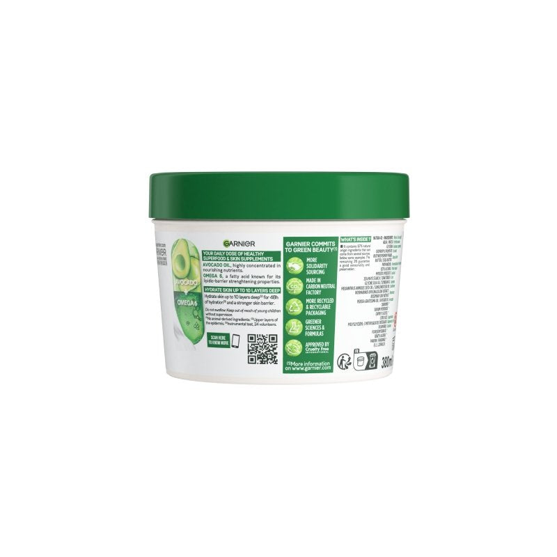 Garnier Body Superfood Avocado & Omega 6 Body Cream 380ml