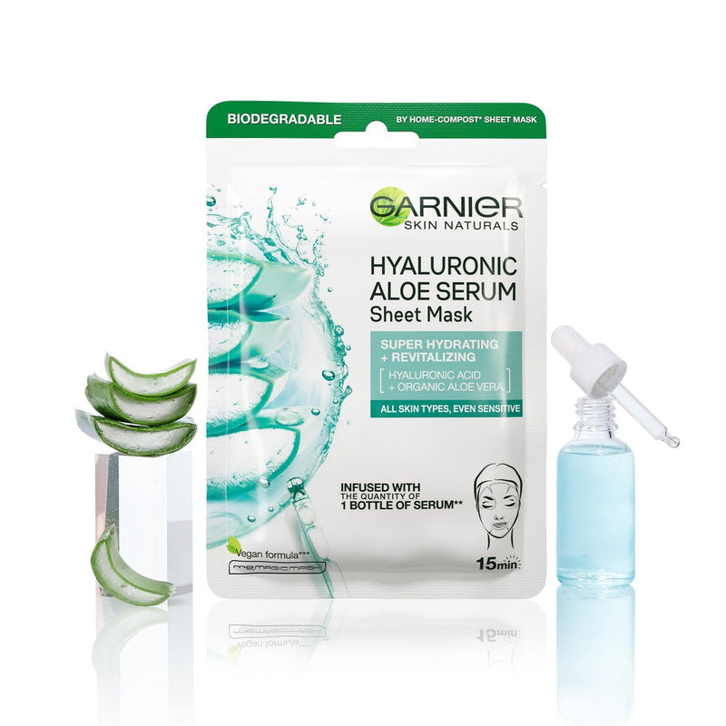 Garnier Hydra Bomb Hyaluronic Aloe Vera Serum Sheet Mask