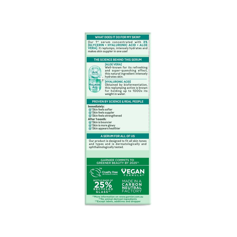 Garnier Skin Active Hyaluronic Aloe Hydrating Serum 30ml