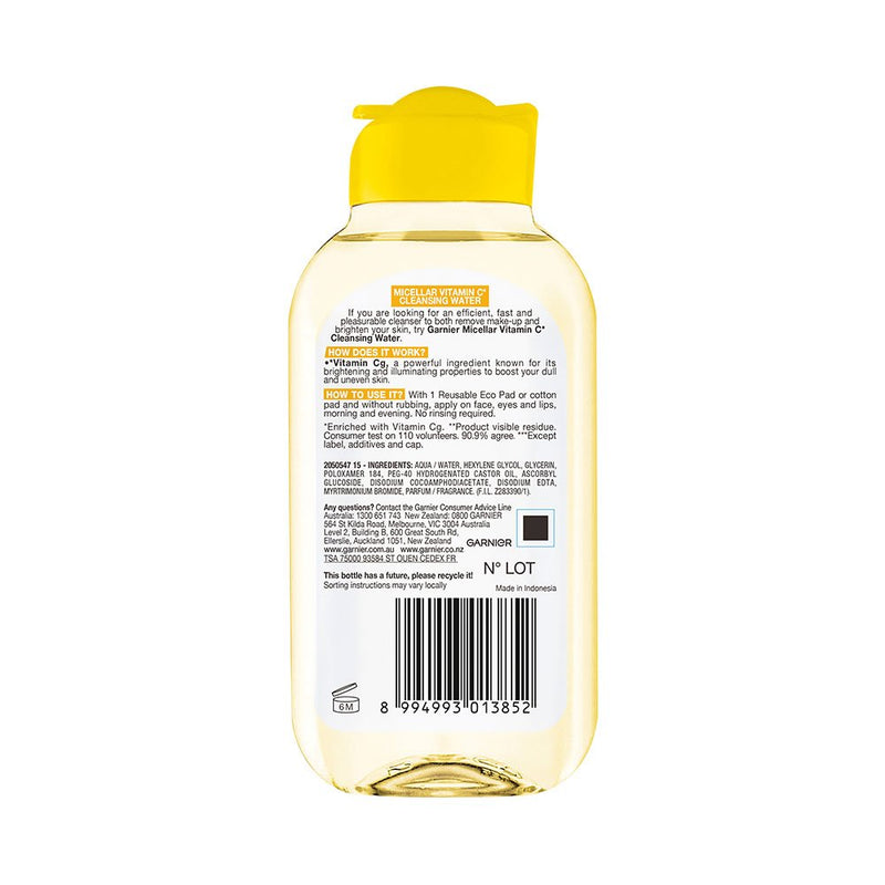 Garnier Vitamin C Cleansing Micellar Water 125ml