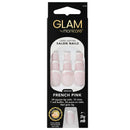 Glam By Manicare Press On Nails -Medium French Pink Kit