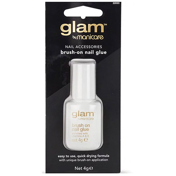 Glam by Manicare Brush On Nail Glue 4g