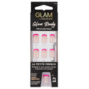 Glam by Manicare Glam Ready Pre-Glued Nails 30pcs - La Petite French