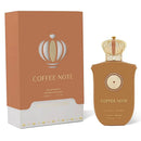 Coffee Note perfume bottle and packaging on a white background