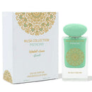 Musk Collection Pistachio perfume bottle and packaging on a white background