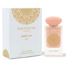 Perfume bottle and packaging of Musk Collection Toffee by Gulf Orchid on a white background