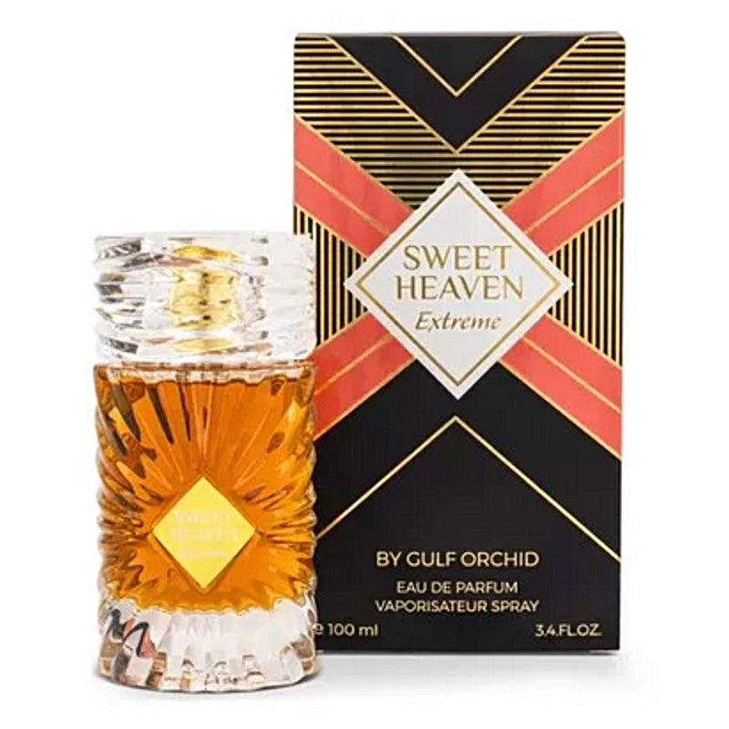 Gulf Orchid Sweet Heaven Extreme perfume bottle and packaging on a white background
