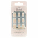 Helios French Mani Artificial Nails - Long Pink 24 pieces on a white background