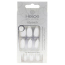 Helios French Mani Artificial Nails - Stiletto White 24 pieces on a white background