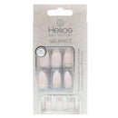 Helios Gel Effect Press On Nails - French Gem Stilleto 24 pieceson a white background
