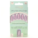 Helios Plant Based Press On Nails - Lilac Stiletto 24 pieces on a white background