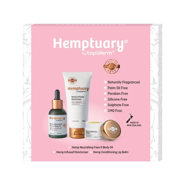 Hemptuary 3 Pc Gift Pack (Oil L/B & Crm)