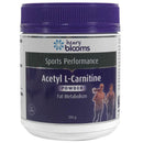 Jar of Henry Blooms Acetyl L-Carnitine Powder on a white background